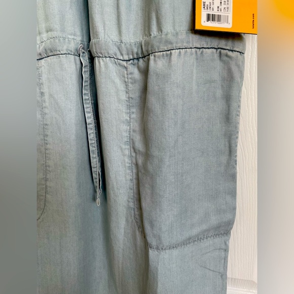 Lole size medium off the shoulder cotton dress with drawstring and pockets. - Picture 2 of 6